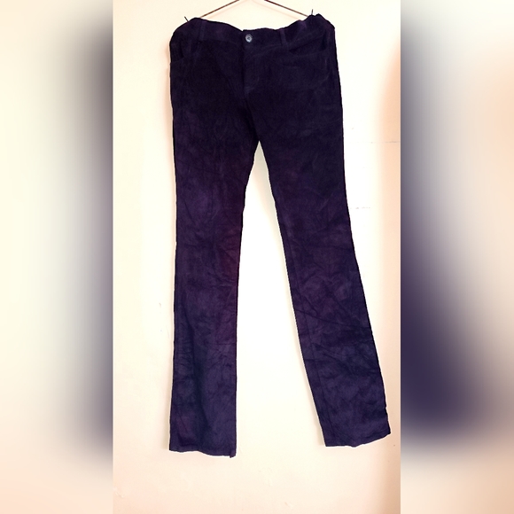 Zara Velvet Purple Jeans - Picture 4 of 10